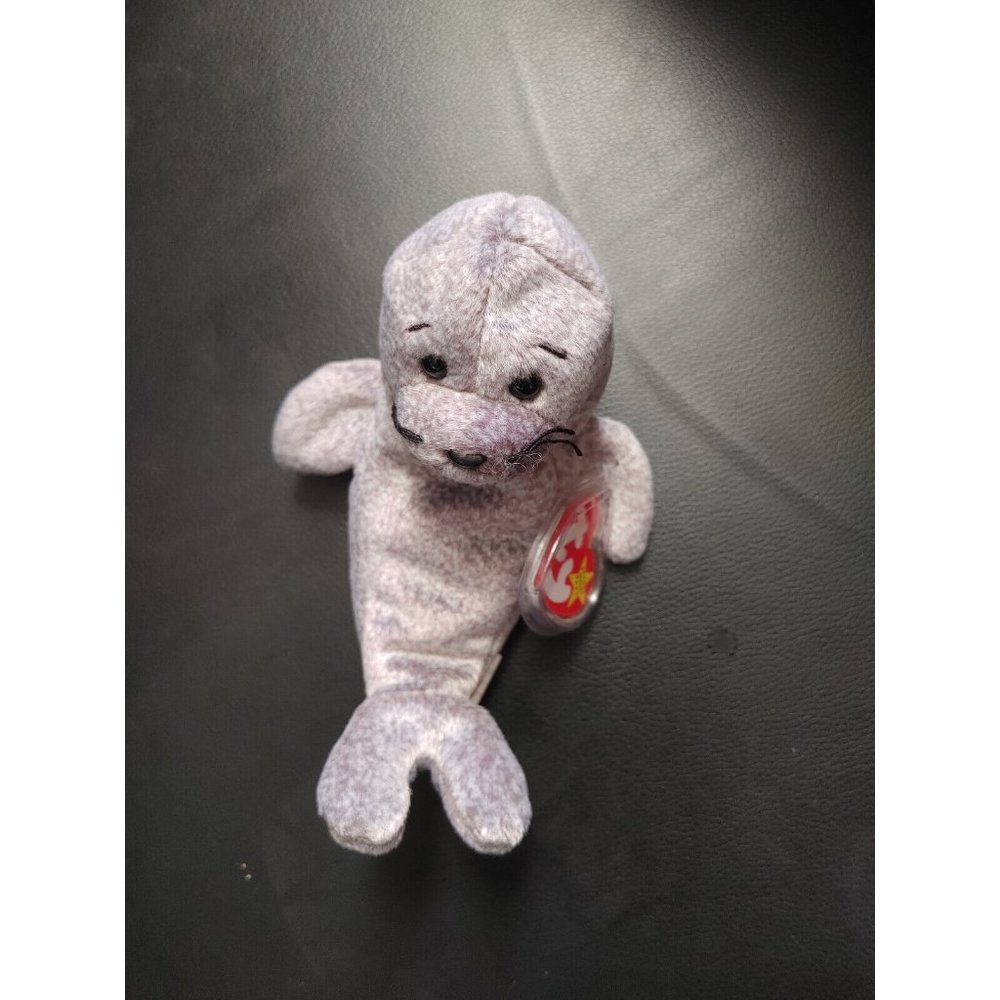 TY Beanie Babies "SLIPPERY" the SEAL - Excellent condition with tags